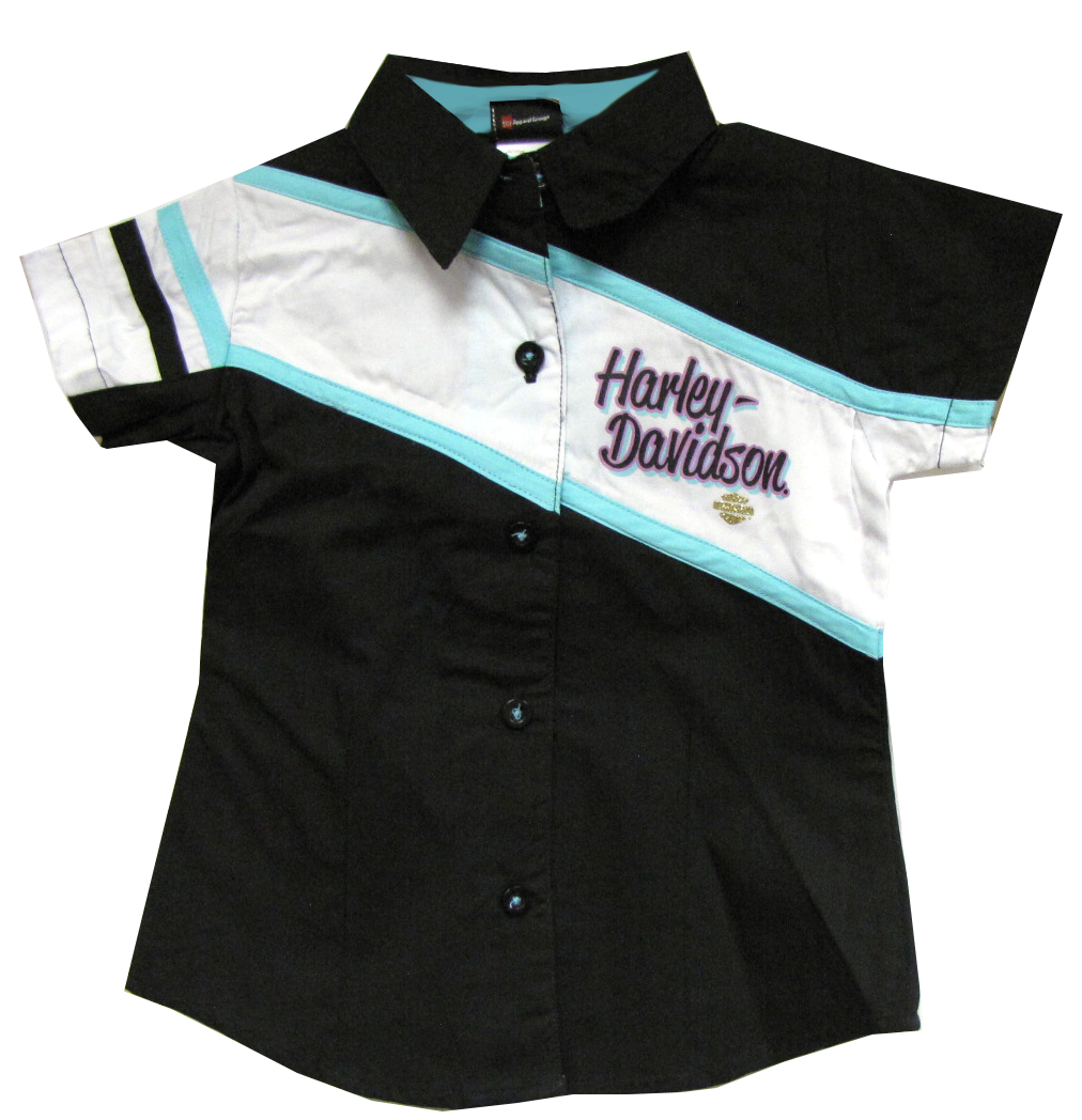 http://www.adventureharley.com/harley-davidson-toddler-girls-shirt-black-white-mint-green