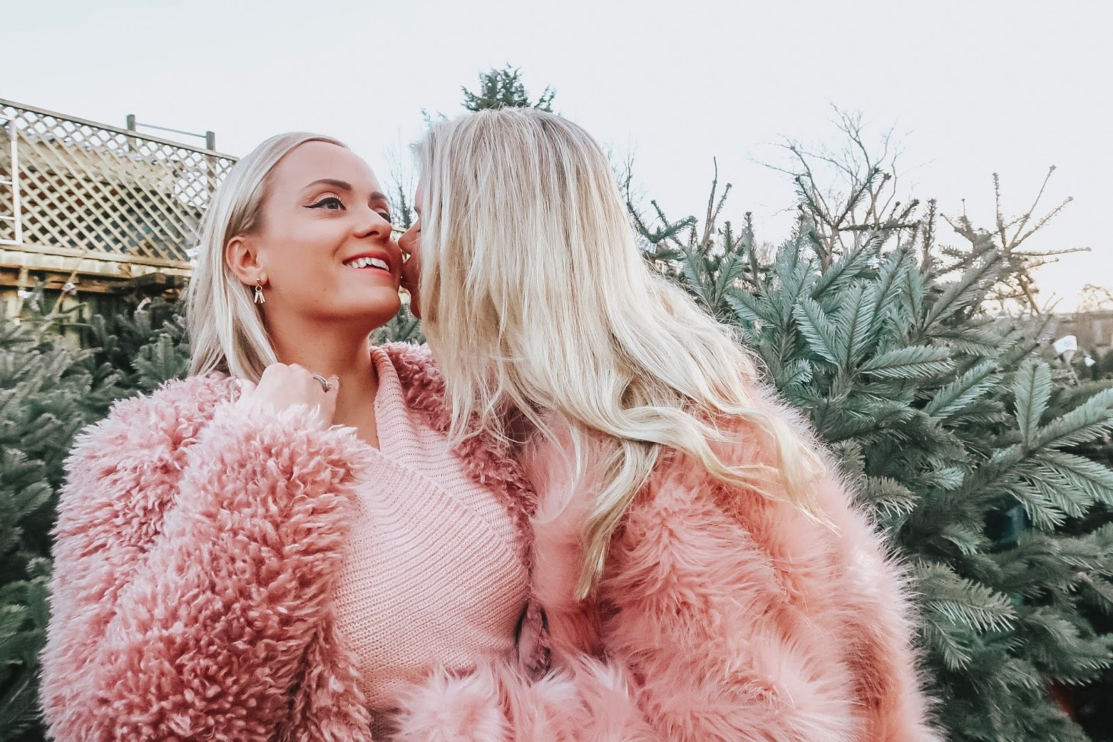 whitney and megan wearing femme luxe finery dresses