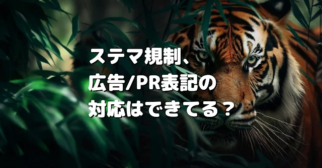 ステマ規制の対策【広告/PR表記】Blogger