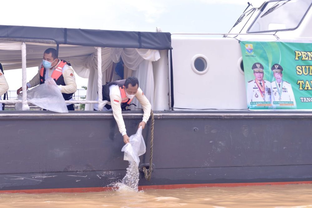 Wabup BBS Hadir Pencanangan Gerakan Sungai Batanghari Bersih