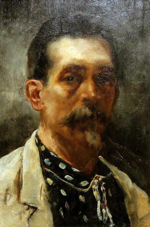 Joaquín Agrasot y Juan, Autorretrato, Pintor Valenciano,  Galería de autorretratos, Pintor español, Pintura española, Joaquín Agrasot, Pintores Realistas Españoles, Galería de retratos Figurativos, Pintor Joaquín Agrasot 