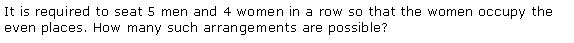 Solutions Class 11 Maths Chapter-7 (Permutation and Combinations)Miscellaneous Exercise