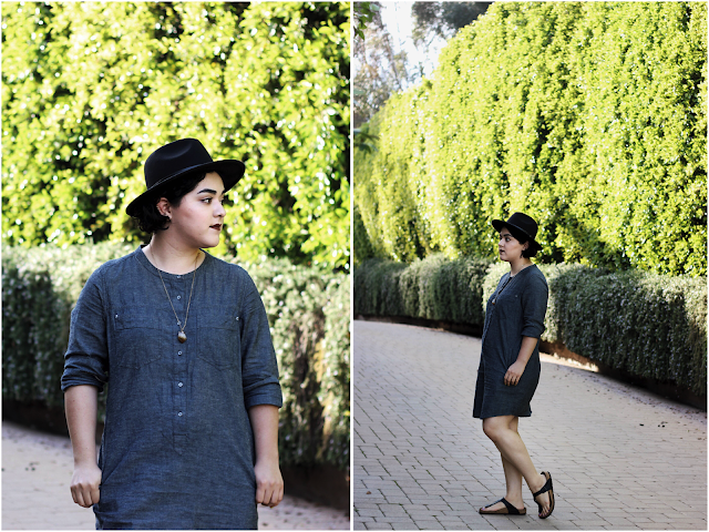 Outfit of the Day | The Chambray Dress