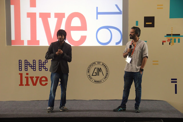 Varun Agarwal and Nikhil Velpanur coducted the sessions at Goa Institute of Management as a part of INK Live 2016