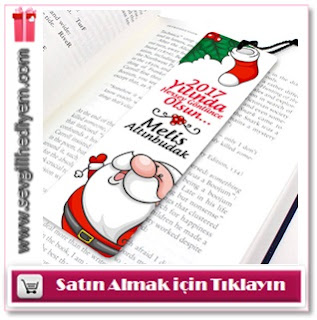 Yeni Yılın Güzel Olsun Kitap Ayracı