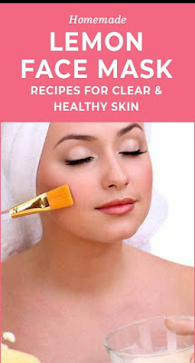 Lemon Face Mask:Benefits +7 Best Face Mask Recipes, lemon face mask images