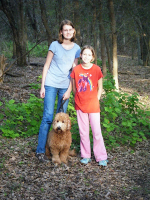 kids with Dakota and some flowers