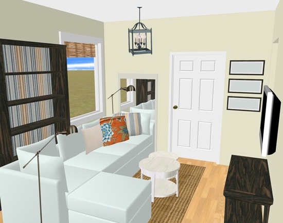  though I watch interior spatial planning 1 of my pattern strengths as well as it for sure c ✔ Client Consultation...Tiny Living Room Solution