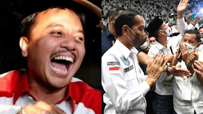 Ambyar, Pak Jokowi Kok Bisa Hadiri Acara APDESI Abal-abal
