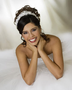 wedding hairstyles with tiara