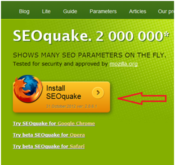 Cara Menginstall SEOquake pada Mozilla Firefox