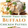 Paleo/Whole30 Buffalo Chicken Patties With Southwest Ranch