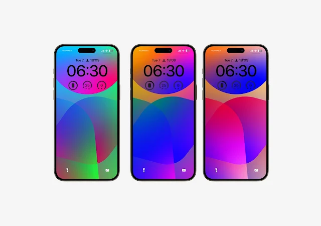 three beautiful aesthetic ios 18 concept wallpapers for iphone. Imagining the new iphone 16 pro series