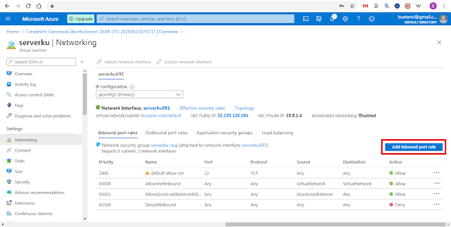 Cara Membuat Linux Virtual Machine di Microsoft Azure