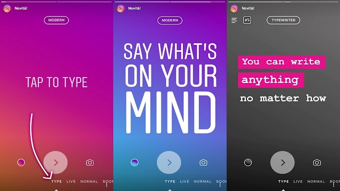 Italia Social: su Instagram la modalità Testo nelle storie