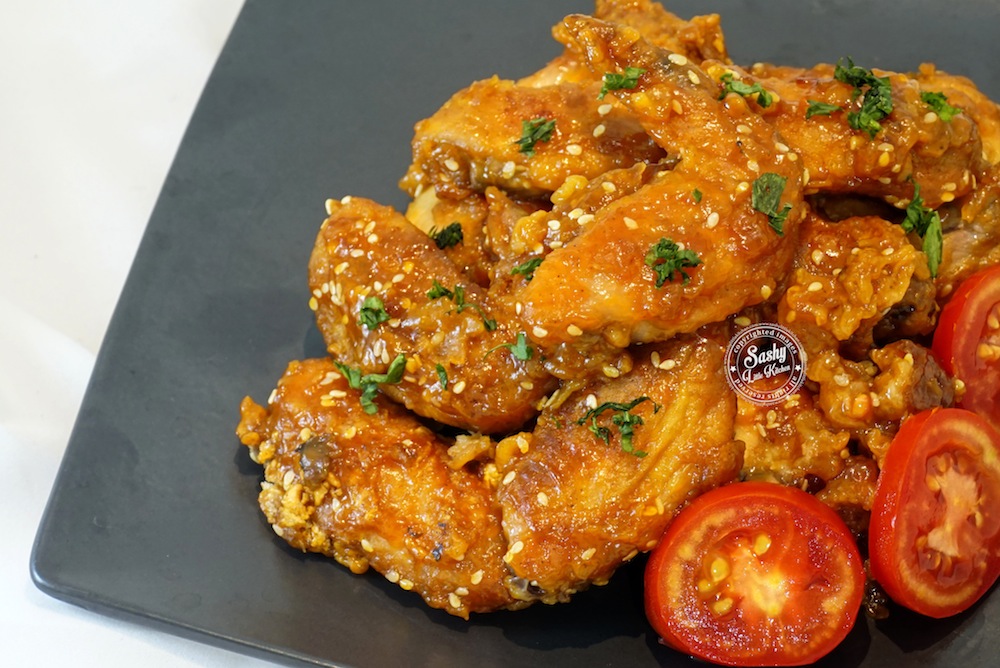 Honey Garlic Roasted Chicken Wings ( Sayap Ayam Panggang 