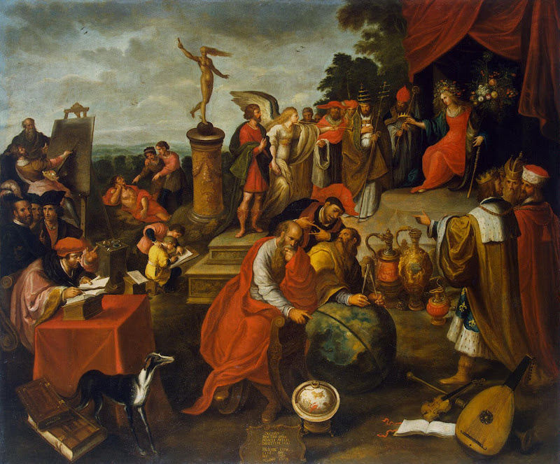 Allegory of Chance by Frans Francken II - Allegory, Mythology Paintings from Hermitage Museum