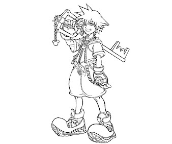 #6 Sora Coloring Page