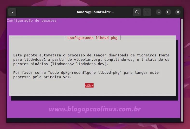 Habilitando suporte à reprodução de DVDs criptografados no Ubuntu 22.04 LTS Jammy Jellyfish