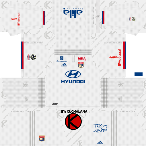 Update Olympique Lyonnais 20192020 Kit Dream League