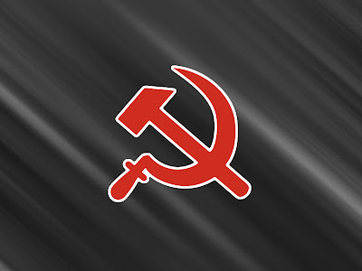 Hammer and Sickle Soviet Wallpaper