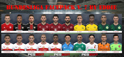 PES 2017 Bundesliga Facepack v7 by Eddie Facemaker