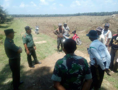 Letkol. Dedy Rahmanto Tinjau Tanaman Jagung dan Kedelai di Lahan PTPN2