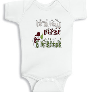 It's my First Christmas Snowman Onesie