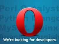 Opera is looking for Web Developers