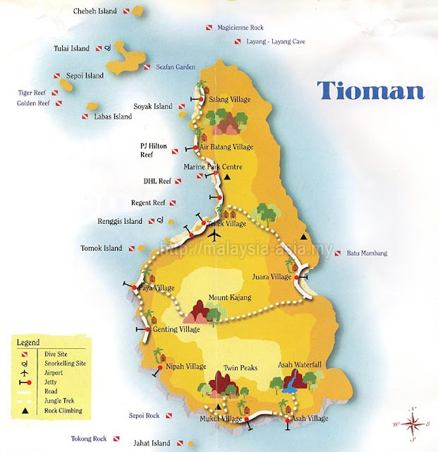 Dive Sites for Tioman Island
