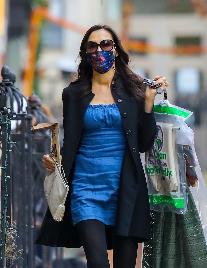 Famke Janssen Clicked Outside in New York 12 Dec-2020