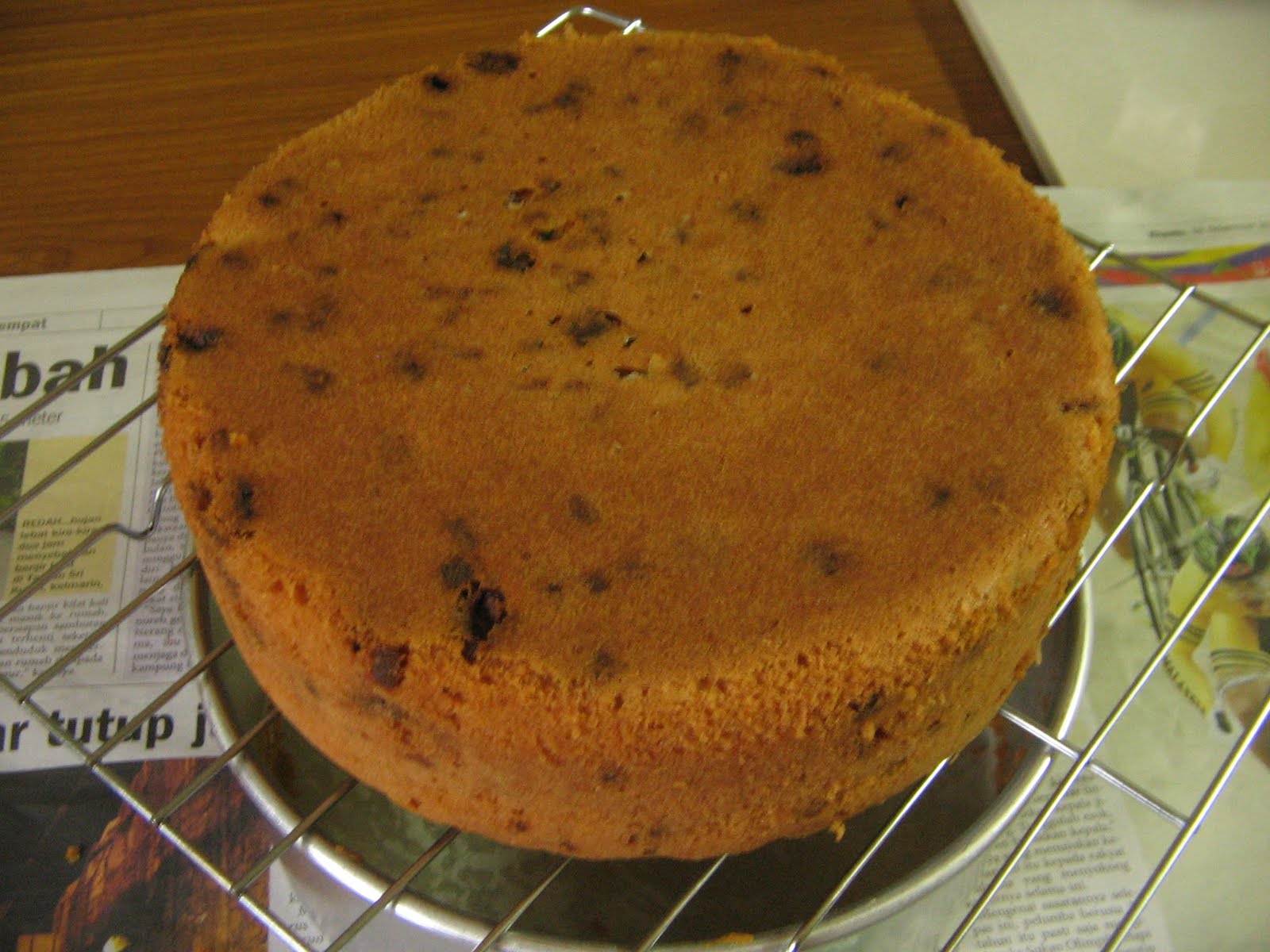 MamaShafiy Homemade Chocolate: Makaroni bakar n Fruit Cake