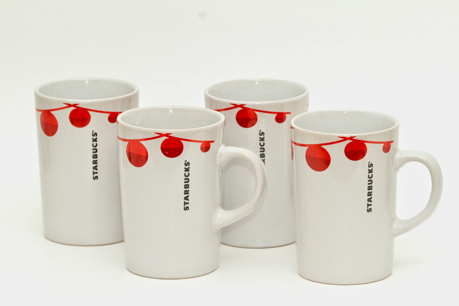 Starbucks 2012 Christmas Ornament Coffee Mugs - Buy This!