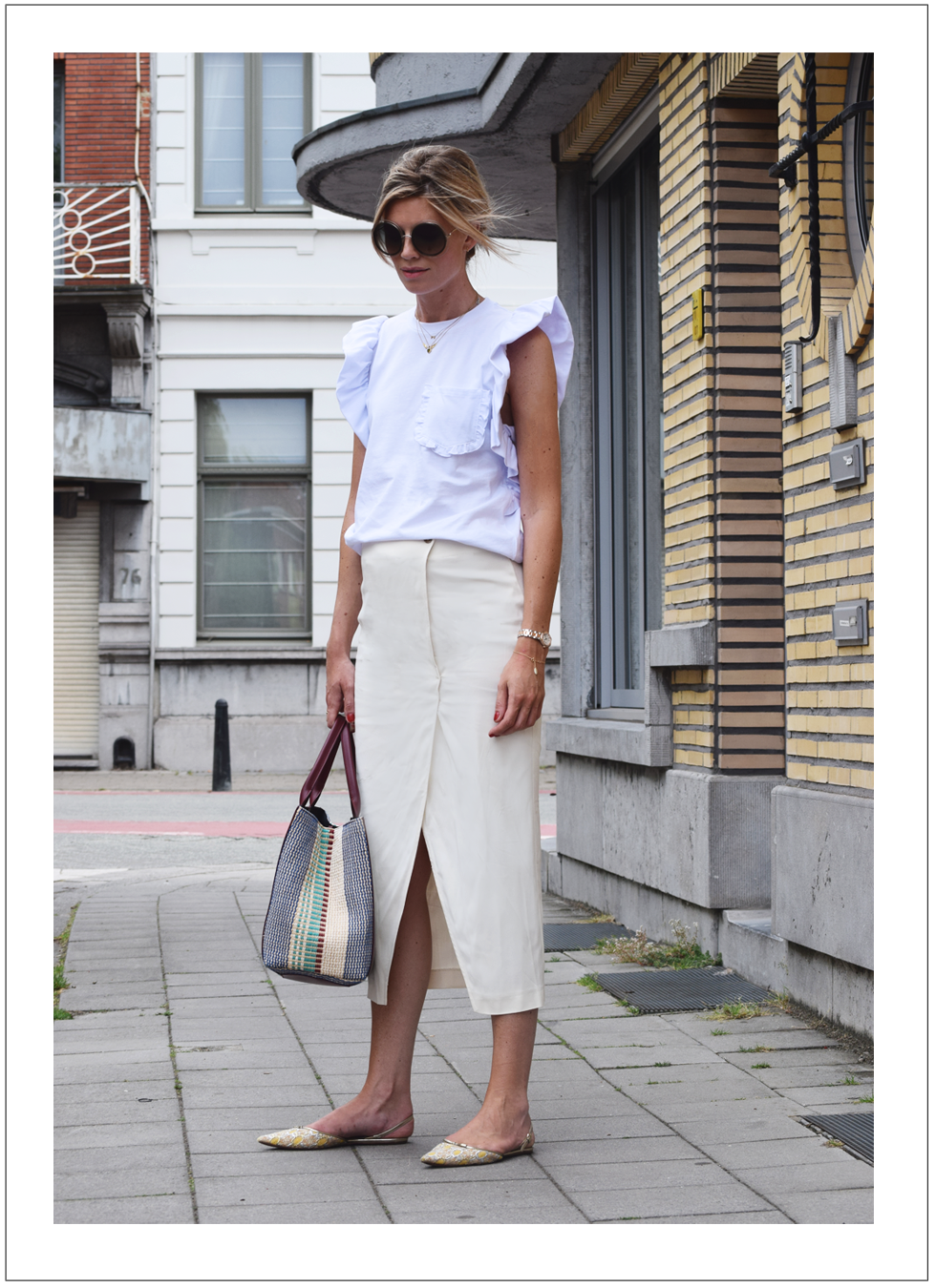 Outfit of the day, MSGM, Gianni, Chloé, Dewolf, Rochas, Sandro, Anne Zellien, Minitials, Tiffany Co, Frederique Constant, ootd, style, trend, fashion, blogger, summer