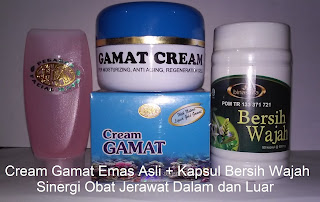 Obat alami herbal penghilang jerawat bersih wajah berBPOM asli