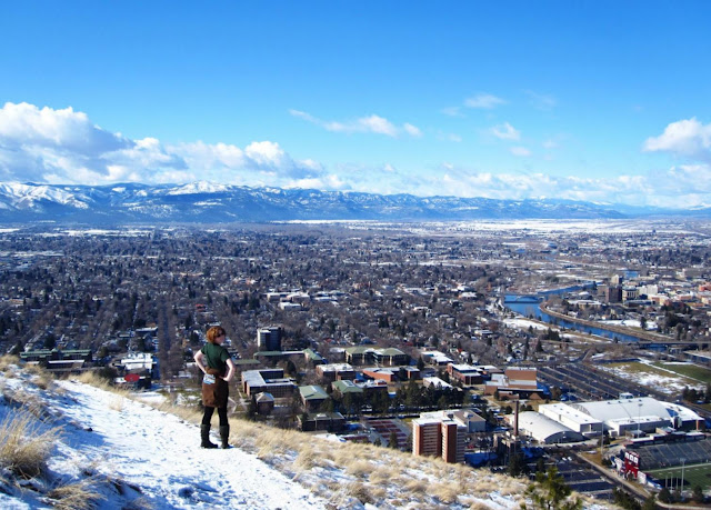 City and Mountains