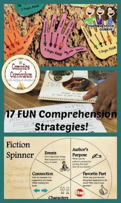 If you are looking for fun and attention grabbing comprehension strategies this post is for you!  You will be treated to 17 exciting comprehension strategies that can be implemented before, during, and after reading. 