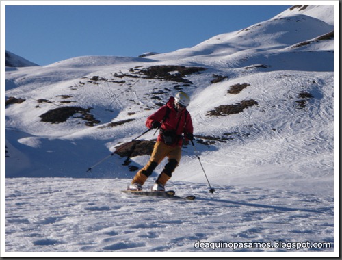 Circo Sur del Midi d'Ossau con esquis (Portalet, Pirineo Frances) (Isra) 7759
