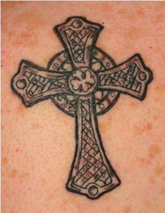Cross Tattoo Shoulder. girly cross tattoos