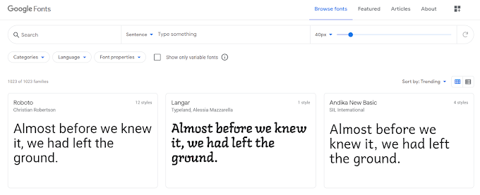 How to use custom font to your website (Google Fonts) ?