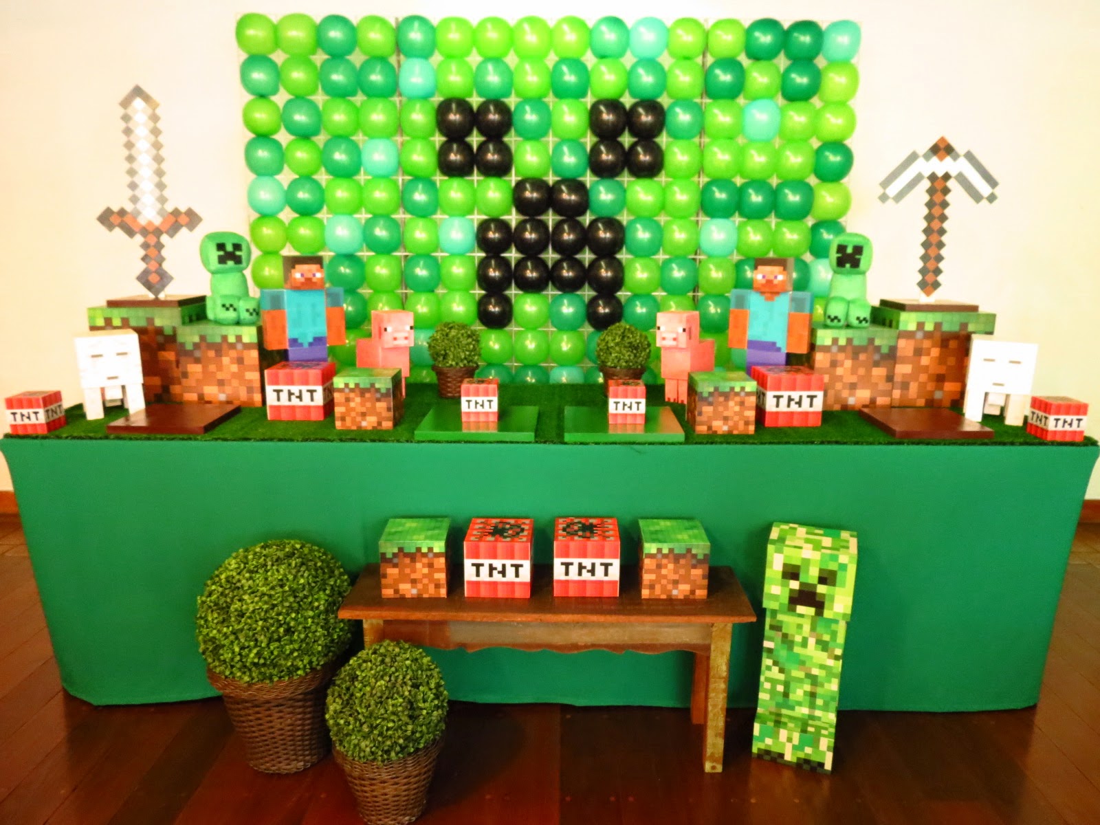 Sugestões e ideias para festa no tema Minecraft – Inspire sua Festa ®