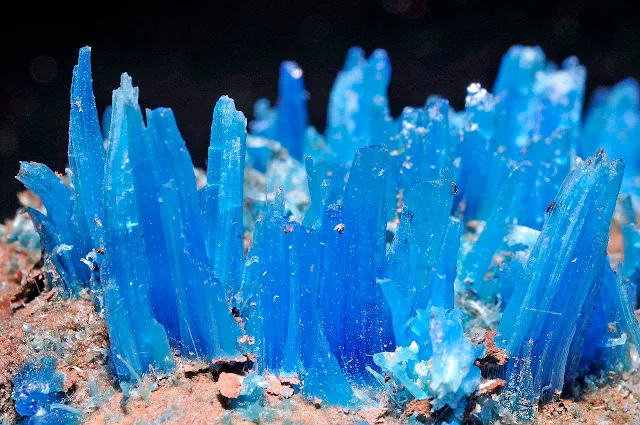 Crystals of chalcanthite