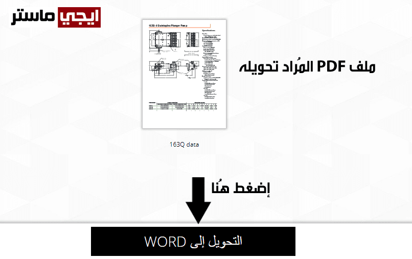 تحويل ملف Pdf الى Word بدون برامج يدعم العربية