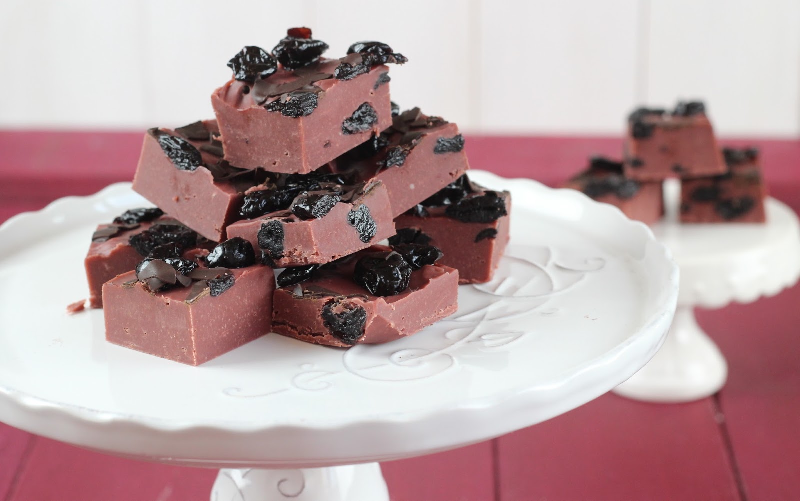 Cherry Chocolate Fudge [mit EAT A RAINBOW]