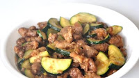 Pork Zuchini in Oyster Sauce | Quick Healthy Pork Recipe