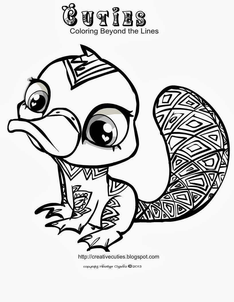 quirky artist loft cuties free animal coloring pages on disney cuties coloring pages id=21760
