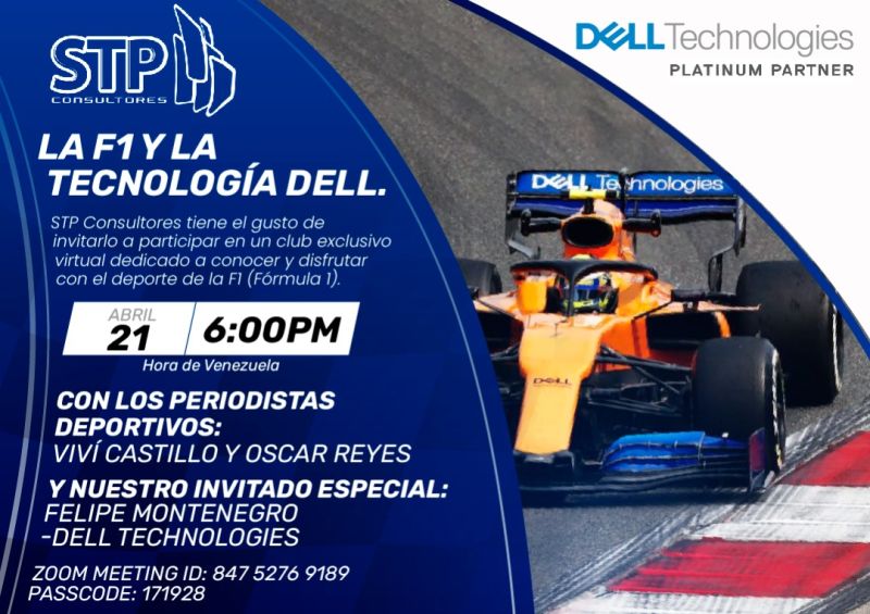 La F1 y la Technología Dell | Organiza STP Consultores - 21 Abril