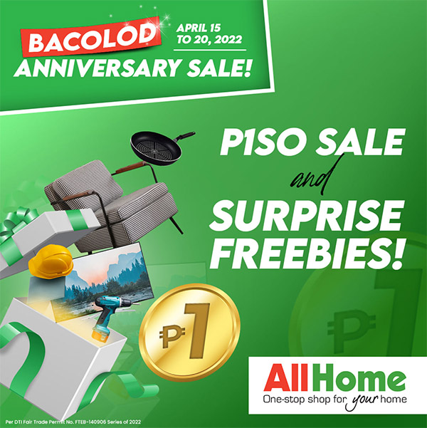AllHome, AllHome Bacolod, Bacolod City, AllHome Bacolod 1st Anniversary, home improvement, sale, discounts, home, motherhood, budget, AllDay Supermarket