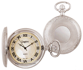 Lunar Vintage Design Mother-of-Pearl Dial Legere Pocket Watch