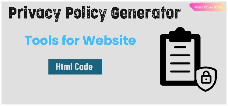 Free Privacy Policy Page Generator